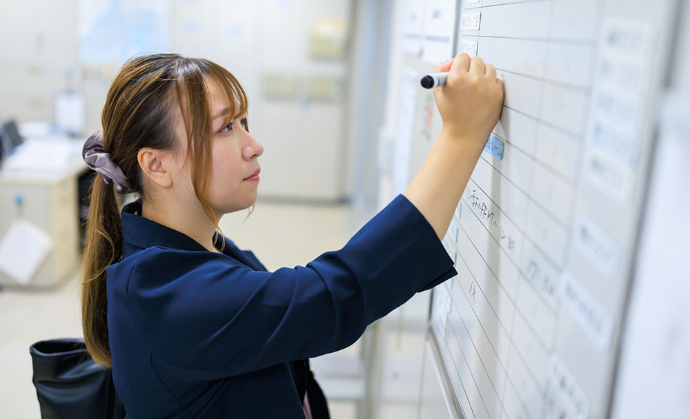 社員が働く様子